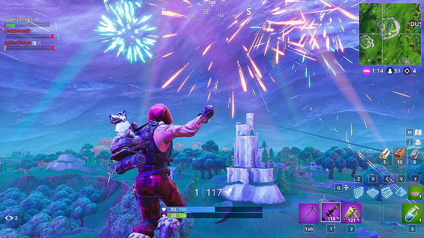 Fortnite's Hourly New Year's Eve Event Now Live, new year fortnite HD wallpaper