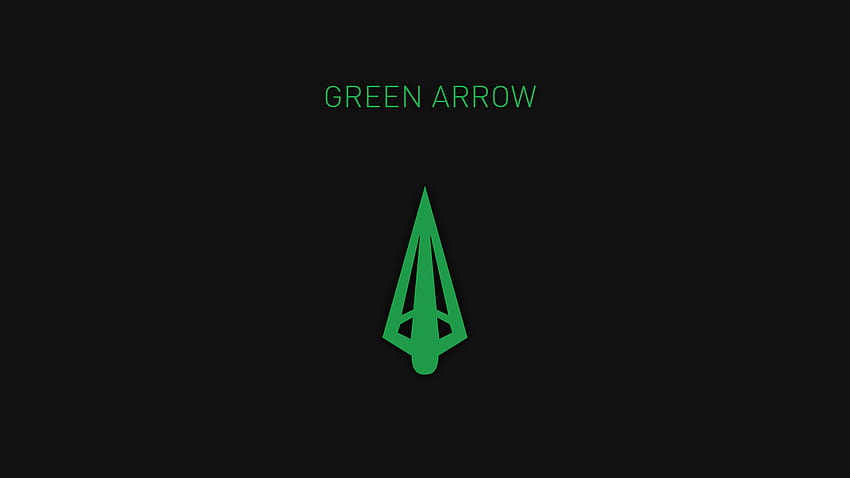 1010298 minimalism, text, logo, green, Green Arrow, Arrow TV series, brand, shape, line, screenshot, computer , font, arrow tv show HD wallpaper