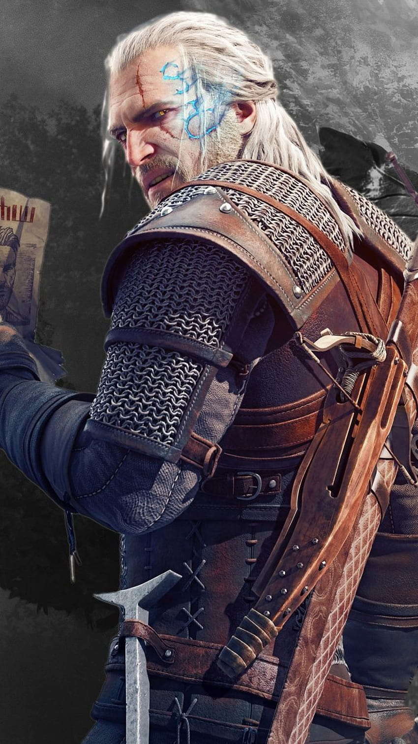 Geralt of rivia, The Witcher 3: Wild Hunt, video game, warrior, 720x1280, witcher geralt phone HD phone wallpaper