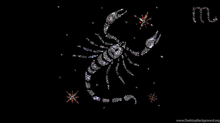 Scorpio From Precious Stones And ... Backgrounds HD wallpaper