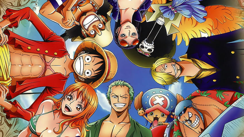 One Piece: Strohhut-Crew mit Bounties, einteilige Crew HD-Hintergrundbild