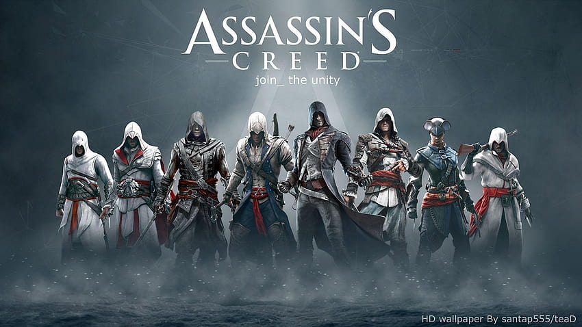 Assassins Creed: diseño de caja: contraportada 2 por GingerJMEZ en fondo de pantalla