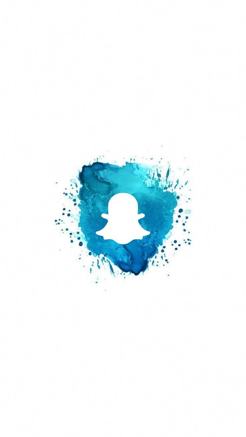 Blue Splatter Highlights, Highlight, Luminizer, snapchat logo HD phone  wallpaper