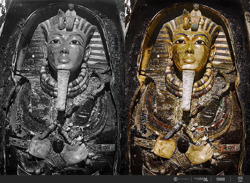 King Tut's Discovery Are Now Colorized HD wallpaper
