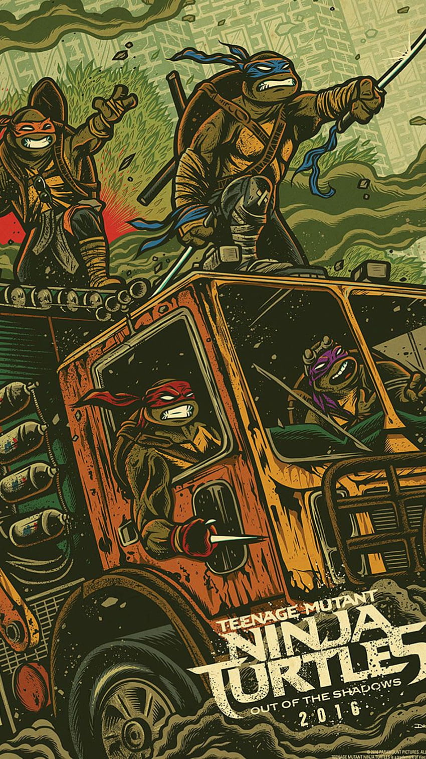 Teenage Mutant Ninja Turtles, Tmnt Bebop und Rocksteady HD-Handy-Hintergrundbild