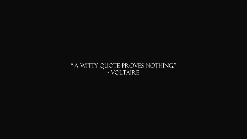 A witty quote proves nothing, witty quotes HD wallpaper