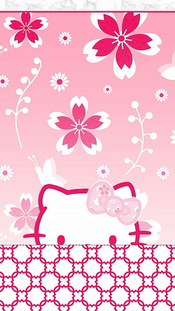 Hello Kitty Iron On T Shirt Transfer Or Stickers Wall Deco Hard Rock ...