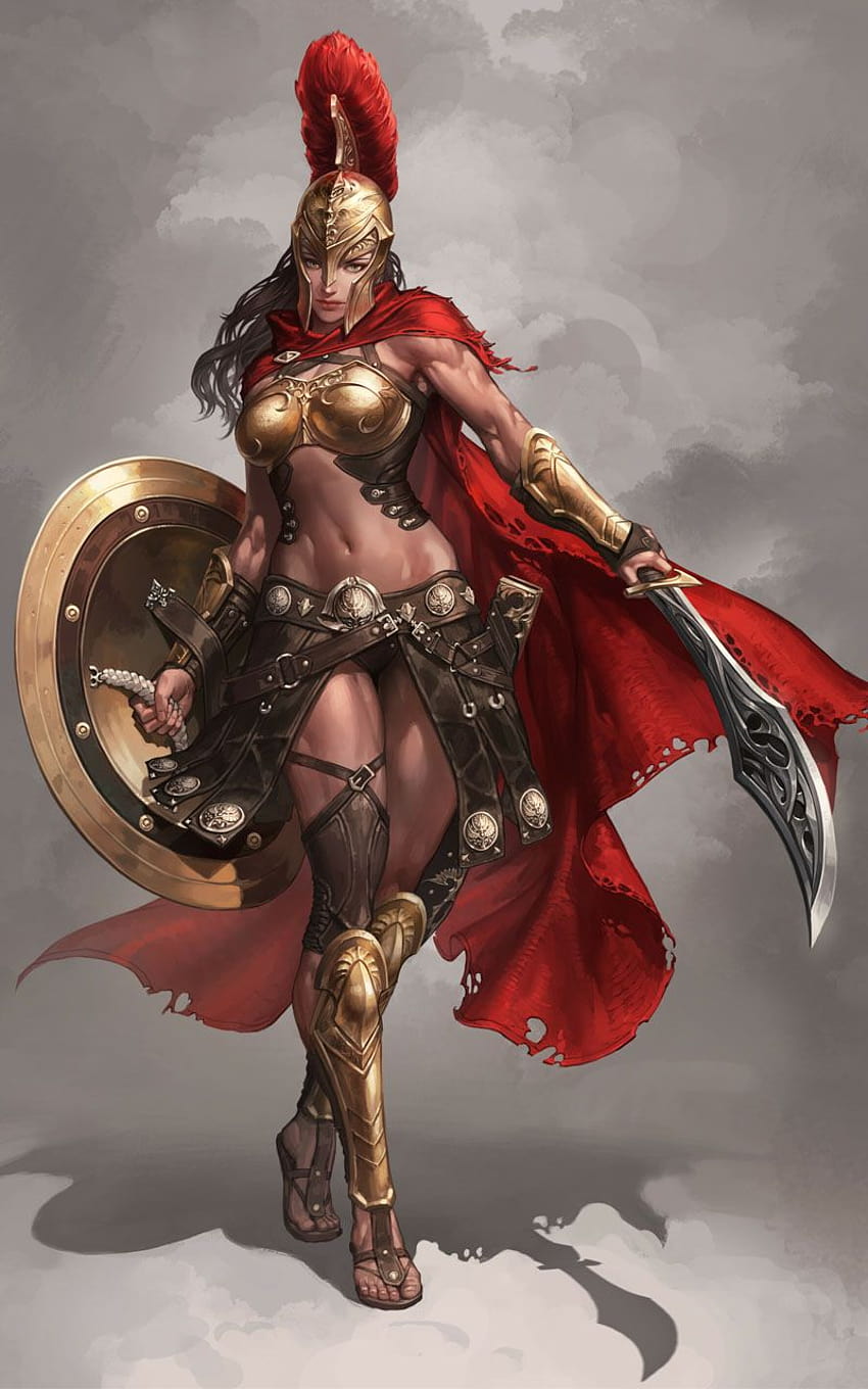 Най-добрата принцеса войн 2020, спартански жени HD тапет за телефон