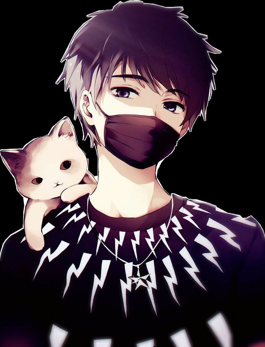Anime Boy With Mask  black Wallpaper Download  MobCup