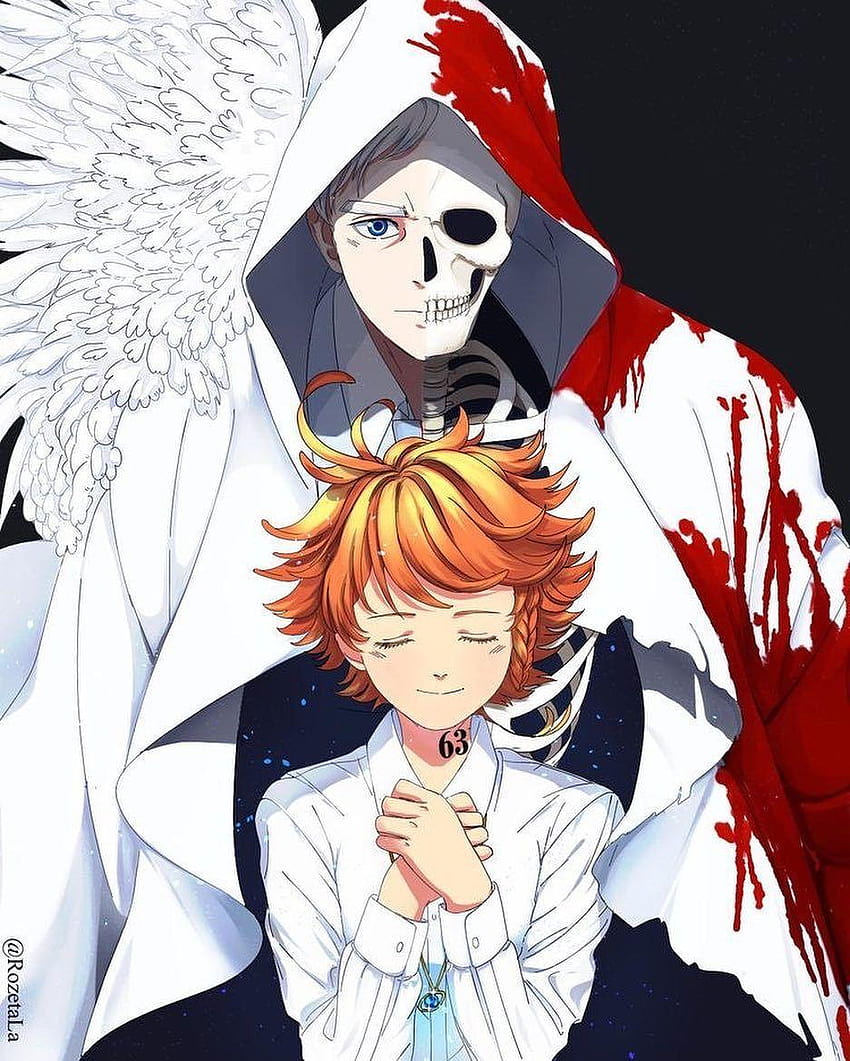 Yakusoku, anime, norman, the promised neverland, HD phone wallpaper