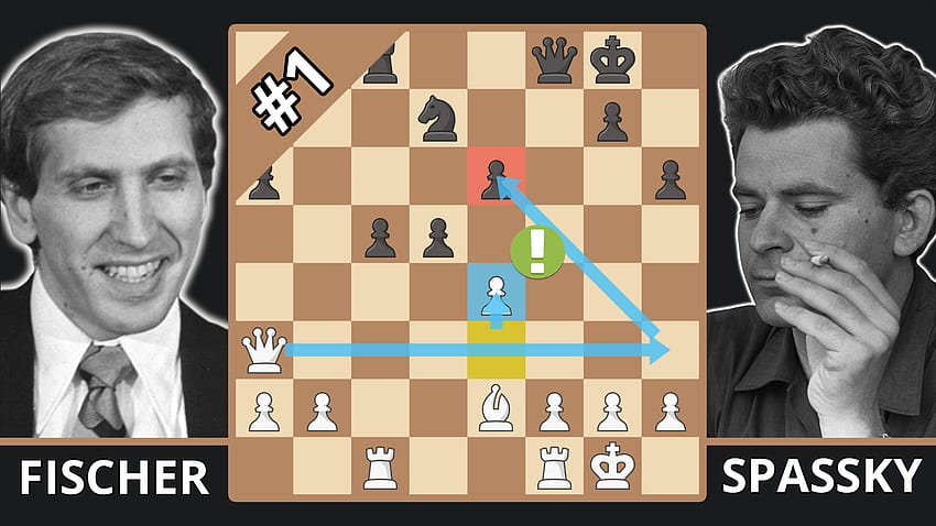 Bobby Fischer quebra o ego de Boris Spassky papel de parede HD