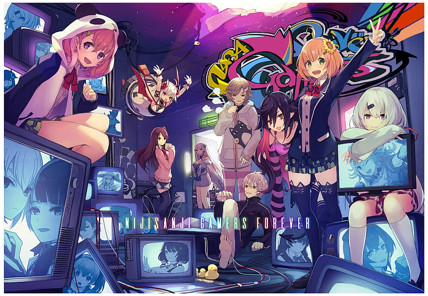 Nijisanji Gamers in 2020 HD wallpaper