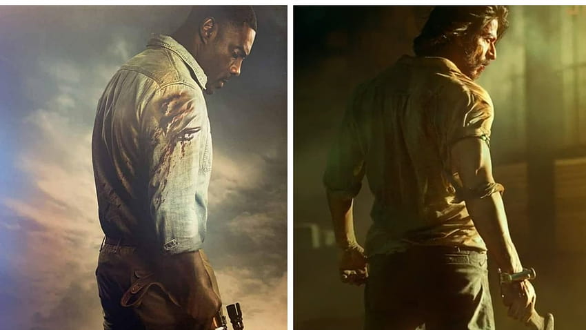 Shah Rukh Khan's Pathaan poster similar to Idris Elba's Beast, fans react HD wallpaper
