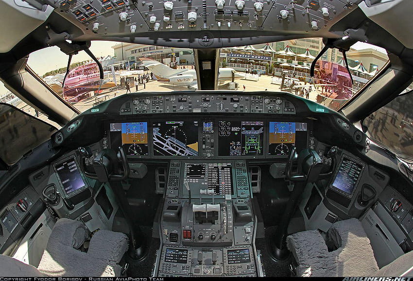Boeing 787-Cockpit, b787 HD-Hintergrundbild