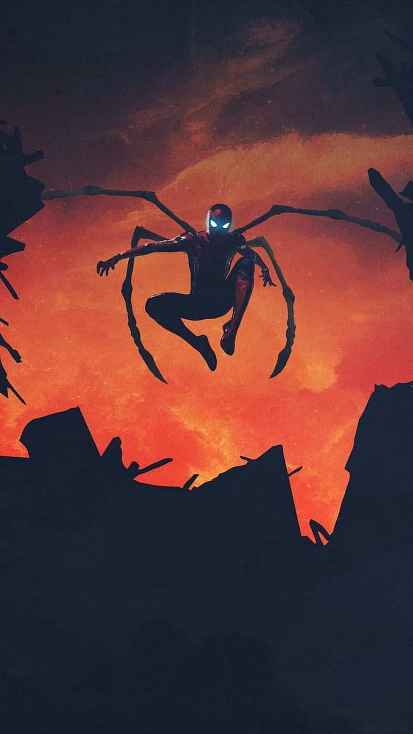 Spiderman Avengers Iron Spider Suit, spider man iron spider HD phone wallpaper