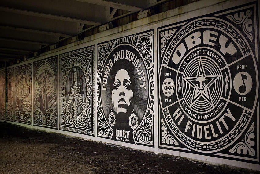 Obey Graffiti Shepard Fairey, obey art HD wallpaper