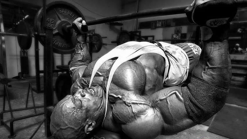 ronnie coleman ,black and white,monochrome,muscle,bodybuilding, graphy HD wallpaper