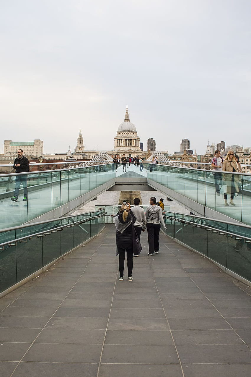 : Britania Raya, Britania Raya, Britania Raya, millennium bridge london wallpaper ponsel HD