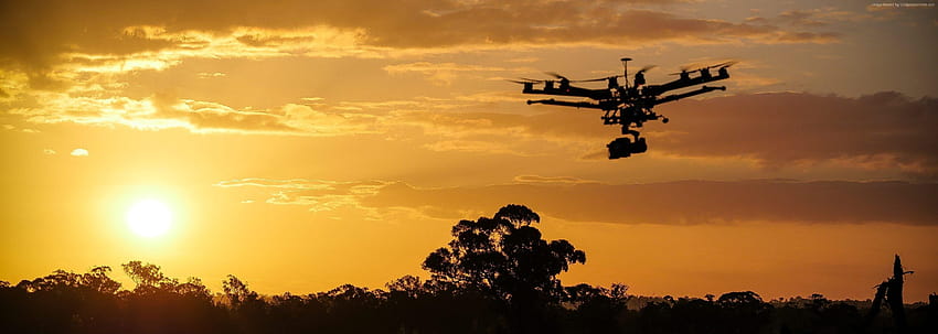 Drone e quadricottero e, droni Sfondo HD