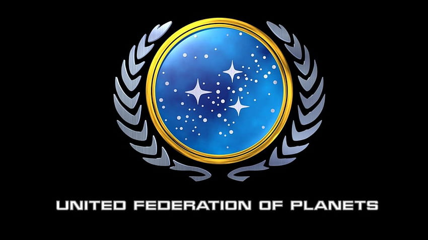 Fiction Star Trek symbole logo Zjednoczeni ... w górę, symbole Star Trek Tapeta HD