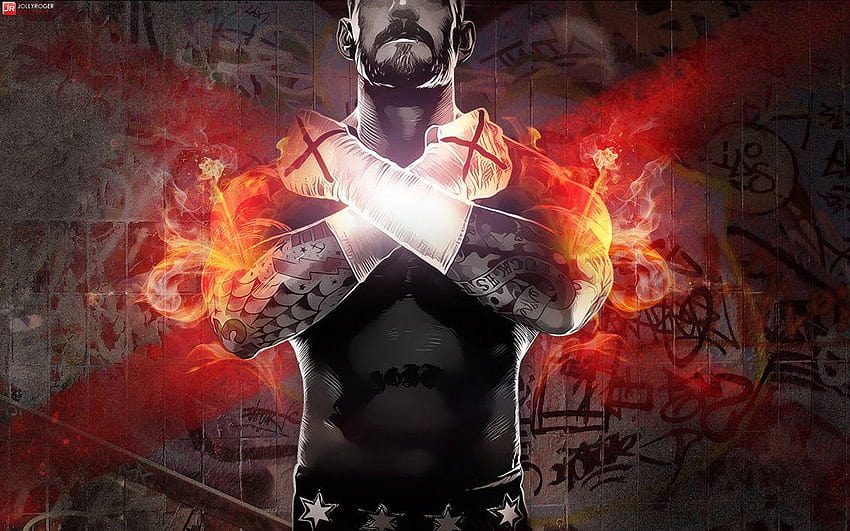 WWE `13 REVOLUTION with CM Punk by briorey HD wallpaper