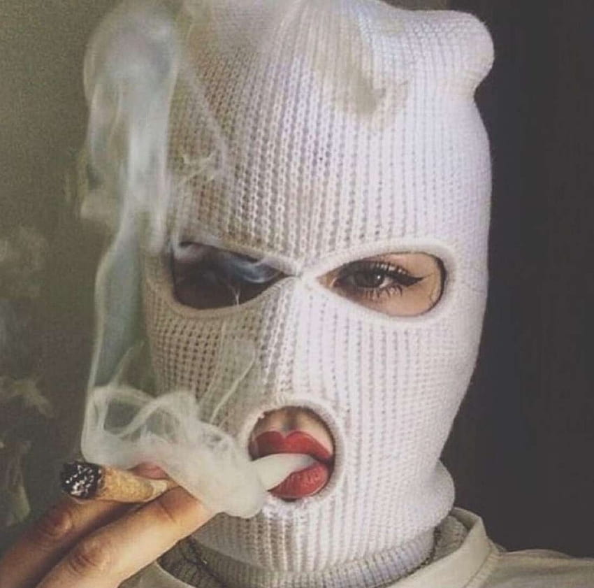 Pin on not on drugs//❌, girls with ski mask HD wallpaper