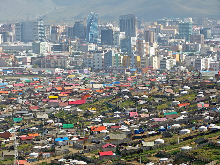 In Mongolia, the Skyline by the Steppes, ulaanbaatar HD wallpaper