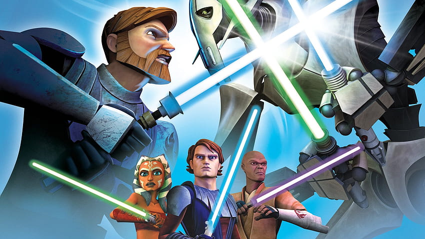 Star Wars The Clone Wars Lightsaber Duels Wii, duello con la spada laser per computer Sfondo HD