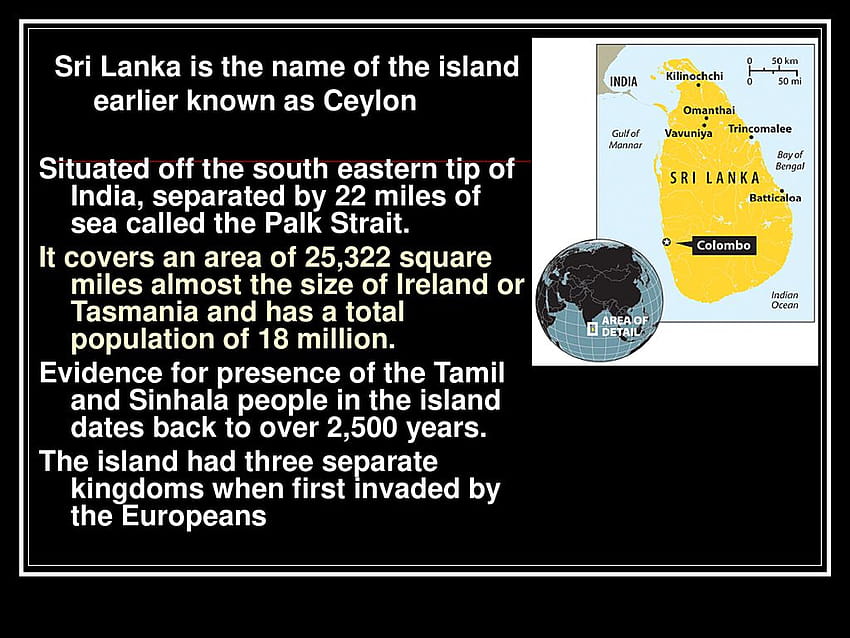 Auf der Insel Srilanka HD-Hintergrundbild