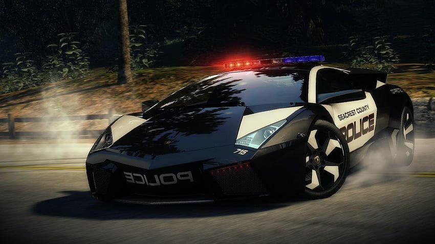 Полицейска кола Lamborghini, полицейски коли HD тапет