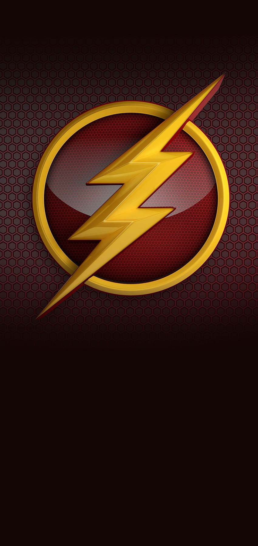 The Flash Symbol posted by Sarah Simpson HD phone wallpaper