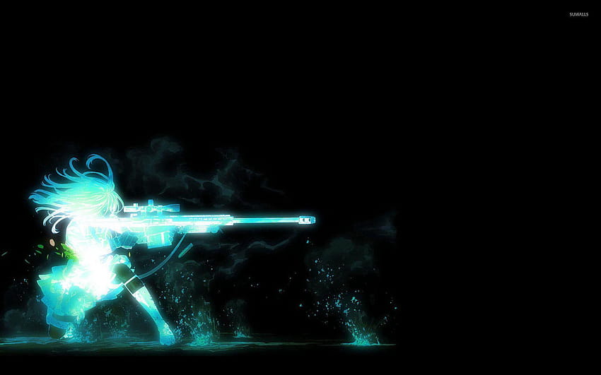Sniper Ultra Dark, atirador de anime papel de parede HD