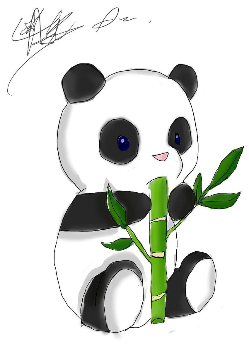 Chibi Panda, Clip Art, Clip Art on Clipart Library, kawaii cute anime panda HD phone wallpaper