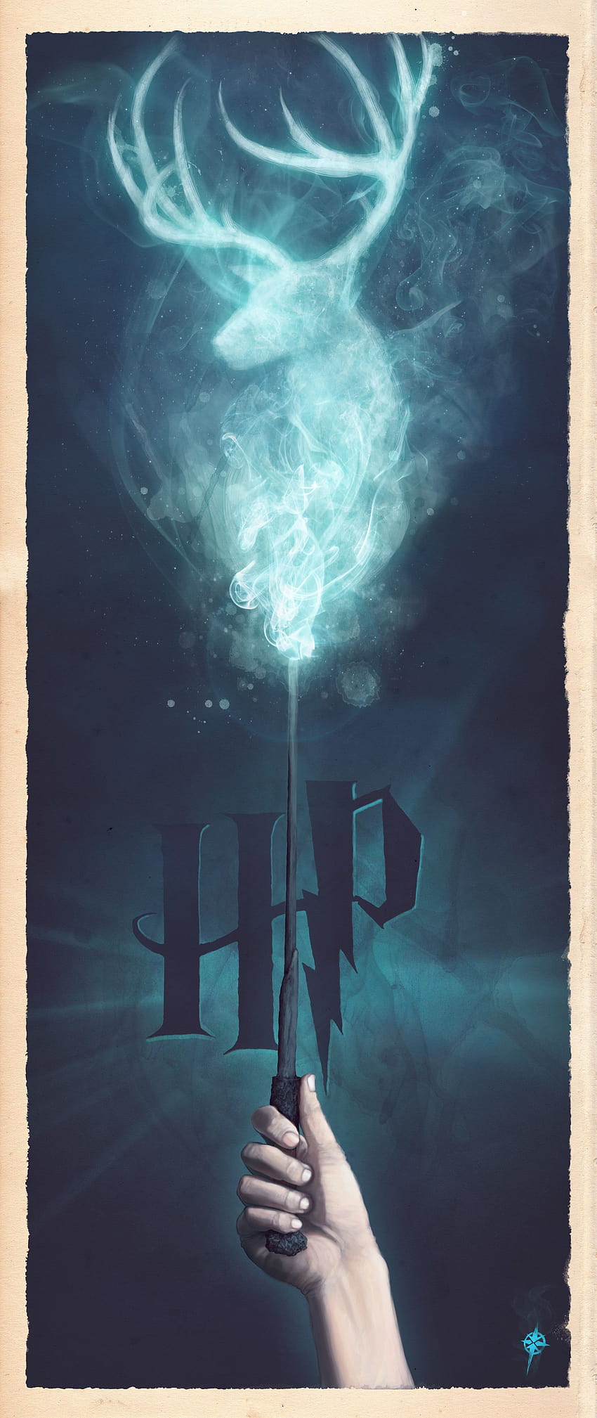 Harry Potter: Expecto Patronum von Ajay Naran: ImaginaryHogwarts HD-Handy-Hintergrundbild