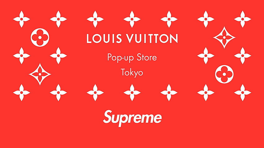 Similiar Supreme Louis Vuitton Wall Keywords, LV Supreme Logo HD