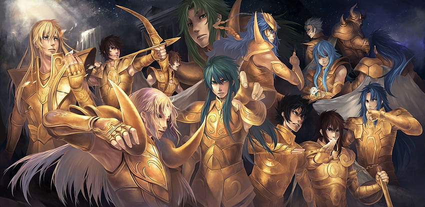 aries muu, gemini saga, aquarius camus ...danbooru.donmai.us HD wallpaper