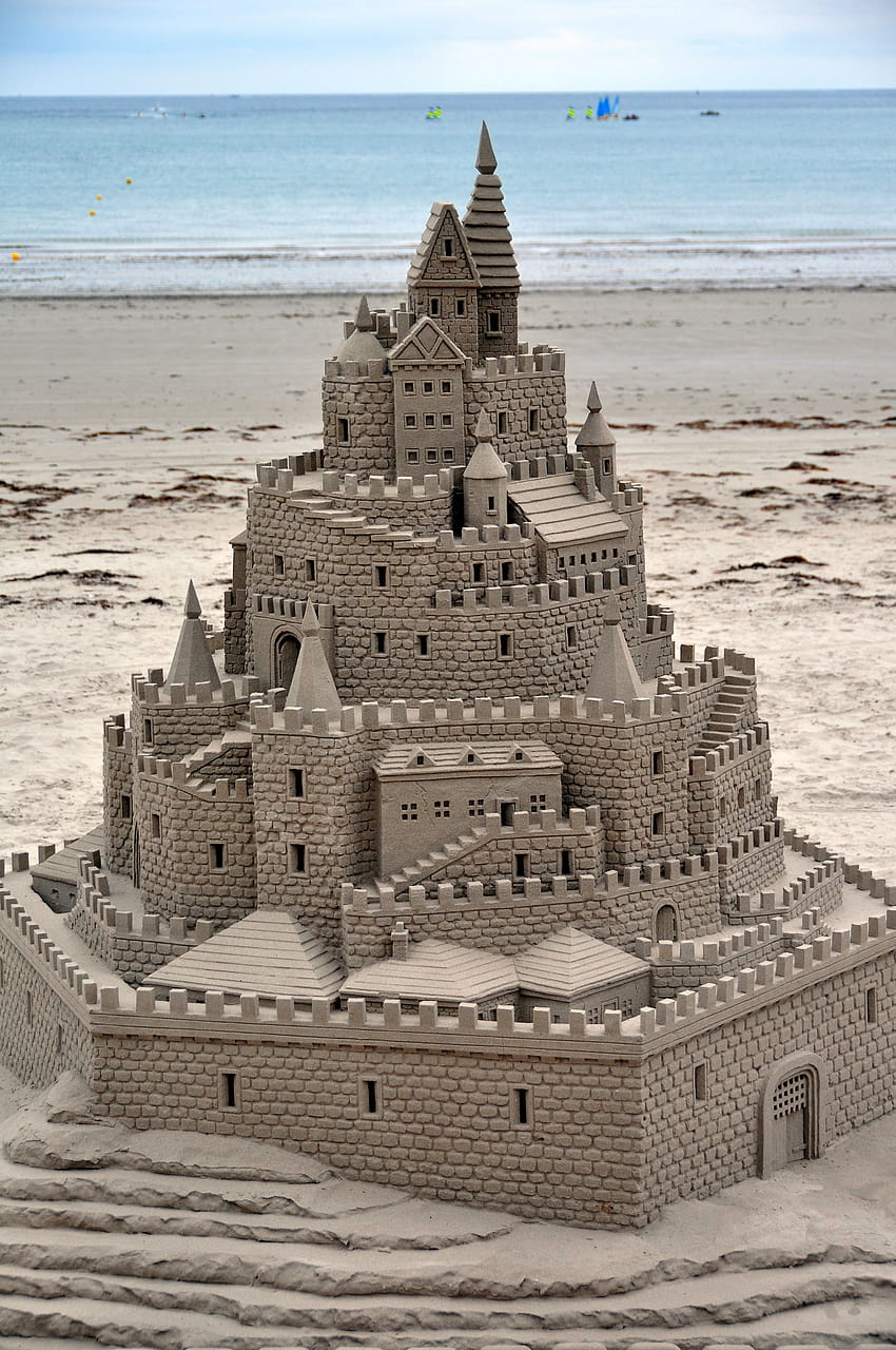 File:Ultimate Sand Castle.jpg, sandcastle HD phone wallpaper