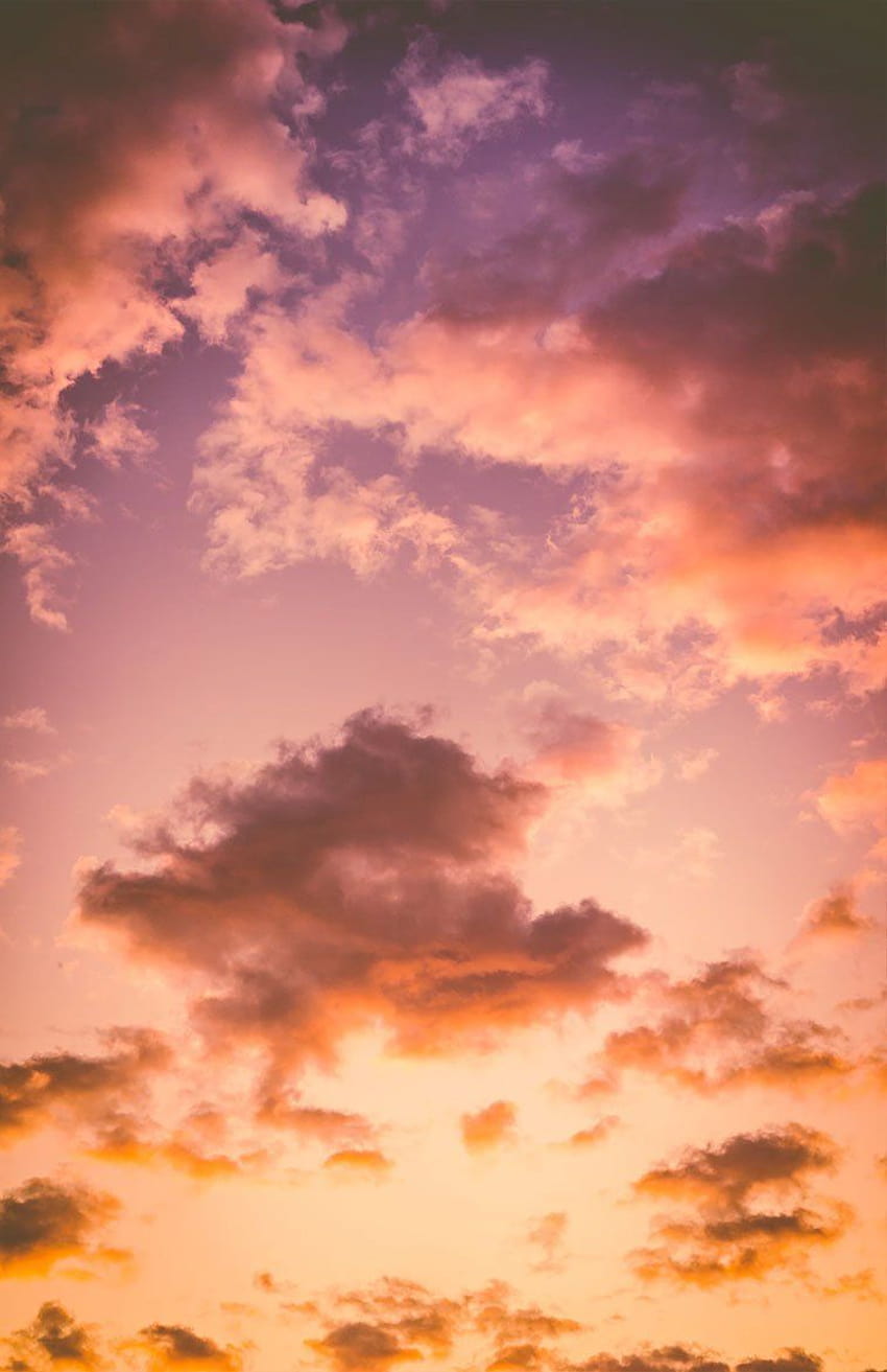 22 Awesome Cloud Iphone For Who Live In Cloud, pink purple clouds iphone HD phone wallpaper