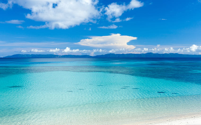 Island Beach Panoramiczny widok Ultra tła dla U Telewizor: panoramiczny i ultraszeroki i laptop: wiele wyświetlaczy, dwa i trzy monitory: tablet: smartfon, widok na plażę Tapeta HD