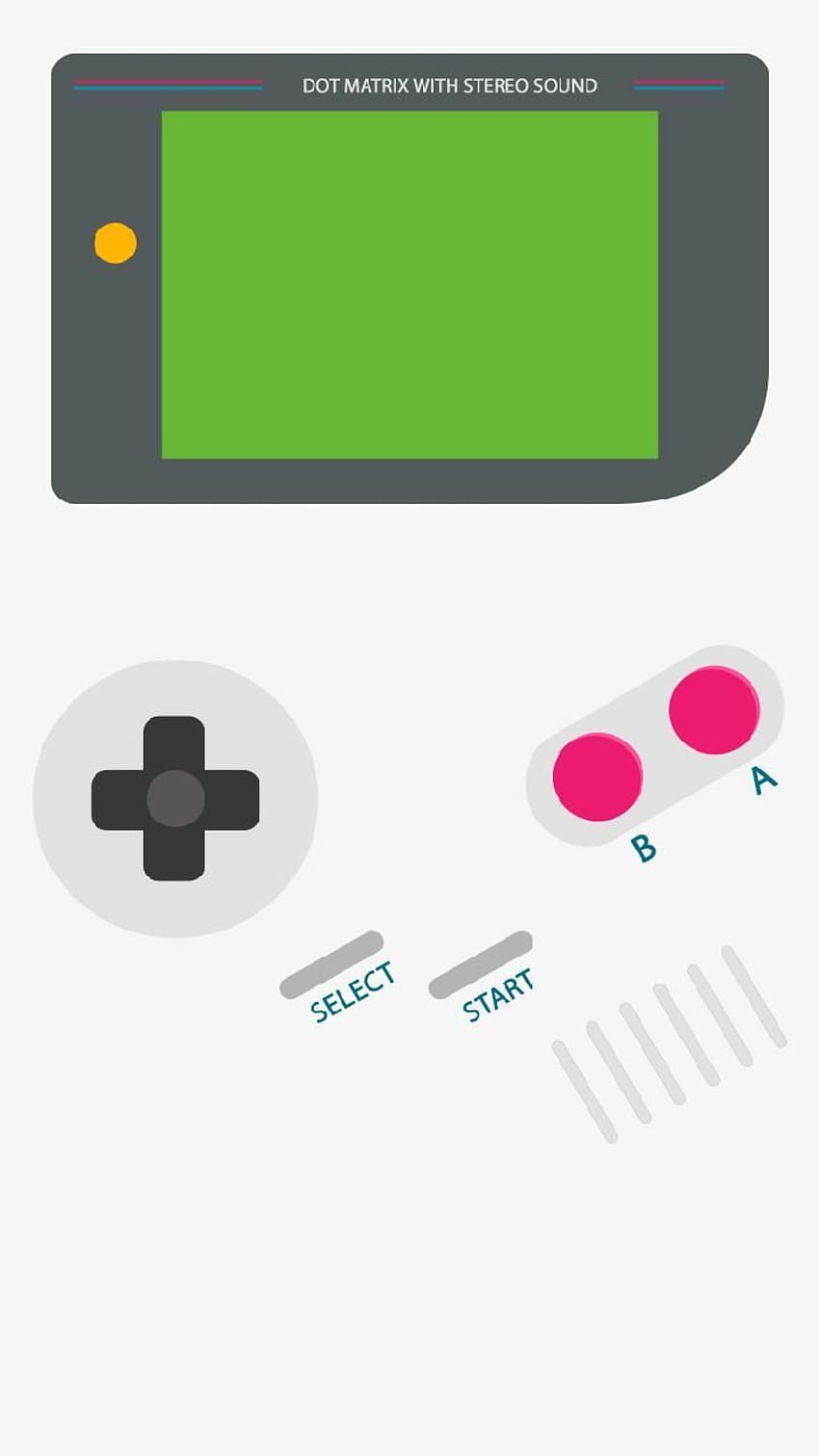 WhiteGameBoy autorstwa robjynx, motyw gameboya na Androida Tapeta na telefon HD