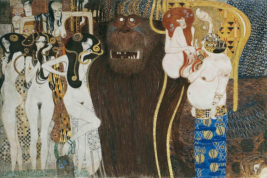 O Girassol Gustav Klimt 1280x854 papel de parede HD