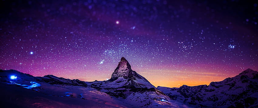 The Matterhorn [3440x1440] : Widescreen, inverno 3440x1440 papel de parede HD