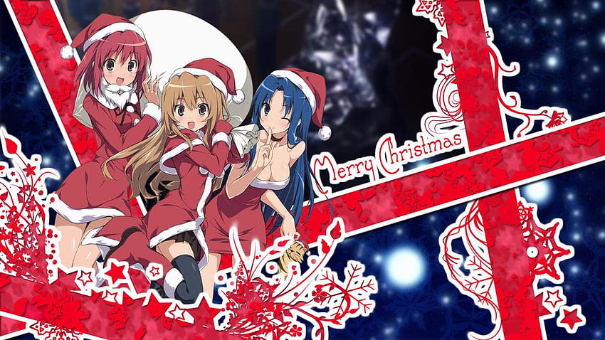 Anime Music Spotlight]: Toradora – Holy Night & Merry, mutlu noeller animesi HD duvar kağıdı