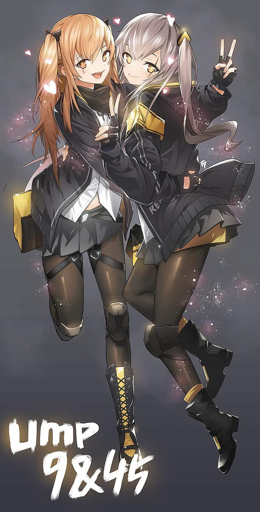 Girls Frontline Brown Hair UMP40 UMP45 UMP9 With Background Of Brown And  Black 4K HD Games Wallpapers | HD Wallpapers | ID #41484