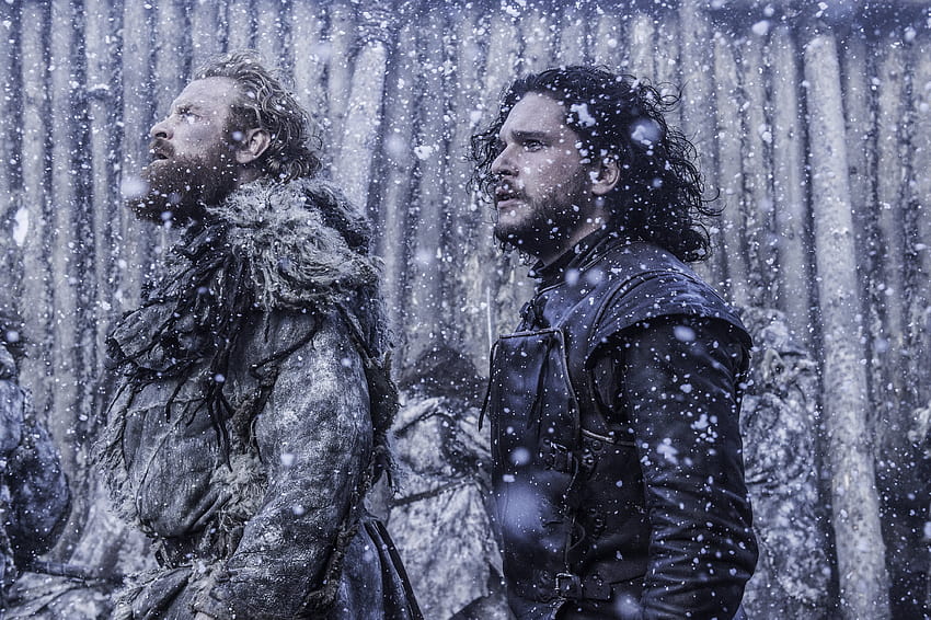 Jon Snow Kit Harington Kristofer Hivju Game Of Thrones Tormund Giantsbane HD wallpaper