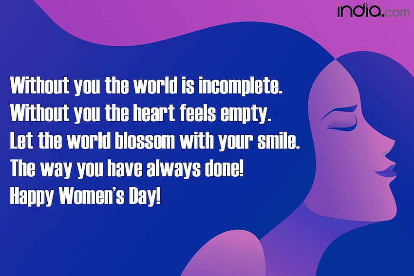 Międzynarodowy Dzień Kobiet 2022: najlepsze cytaty, SMS, status na Facebooku, wiadomości WhatsApp, status na Facebooku, aby życzyć szczęśliwego dnia kobiet, inspiracja szczęśliwego dnia kobiet Tapeta HD