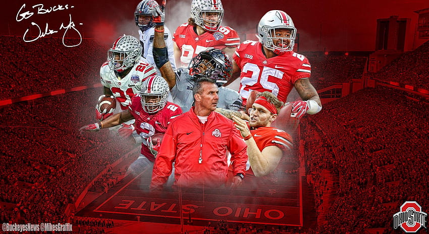 Made an Ohio State for an OSU page I started working with on twitter, what do you guys think? : r/OhioStateFootball, ohio state players HD wallpaper