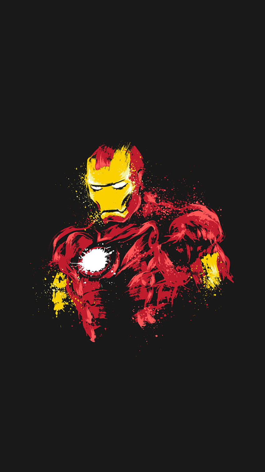 Iron Man AMOLED, amoled iron man HD phone wallpaper