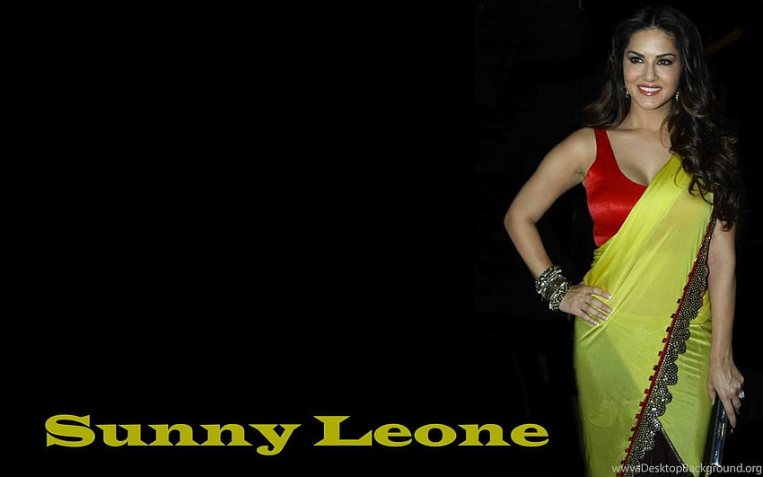 Sunny Leone In Saree Sfondi, soleggiato leone saree Sfondo HD