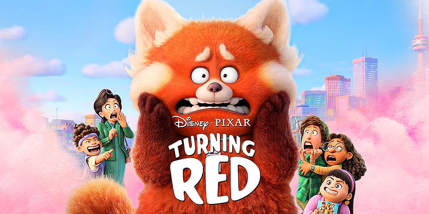 Turning Red Nasıl İzlenir: Akışta mı yoksa Sinemalarda mı?, Disney ve Pixars'tan 4town kırmızıya dönüyor HD duvar kağıdı